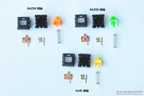 雷蛇以及雷柏机械键盘轴对比PG电子CHERRY 凯华(图4)
